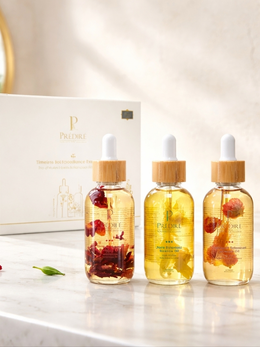 Prédiré ParisTimeless Botanical Radiance Essential Oil Trio (Rose/Jade/Tanthana)